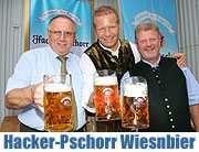 Hacker Pschorr Wiesn-Bierprobe am 29.08.2009. Fotos & Video (Foto: Martin Schmitz)